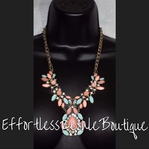 Gemstone Statement Necklace